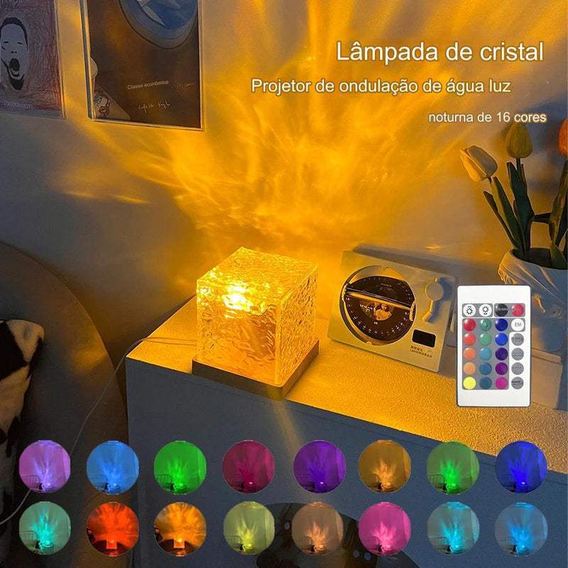 Luminária AuroraGlow - 16 cores para darem vida ao seu lar! - Lipon Store