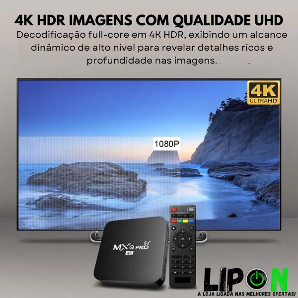 TV BOX MXQ PRO 5G - Entretenimento Rápido e Ilimitado