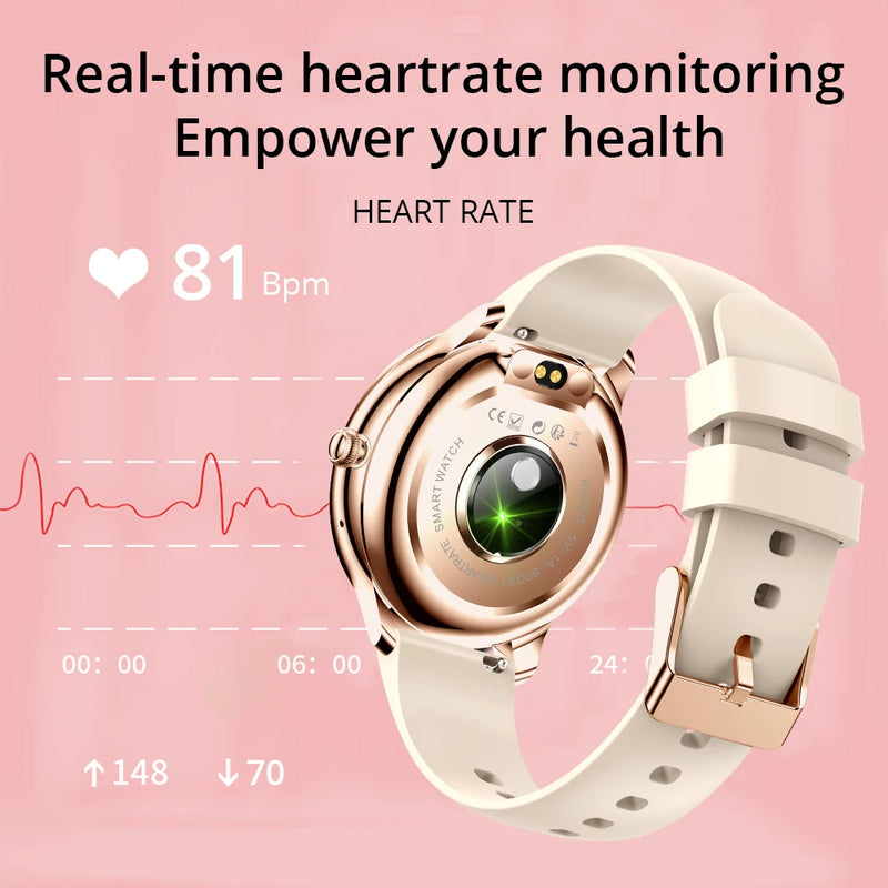 COLMI V33 Lady Smartwatch 1.09 inch Full Screen Thermometer Heart Rate Sleep Monitor Women Smart Watch - Lipon Store